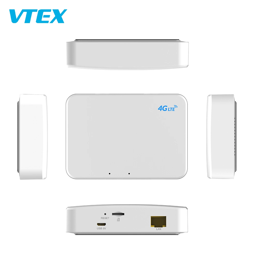 Home Office Portable RJ45 LAN Network Without Antenna Wireless 4G LTE WiFi Router with SIM Card
